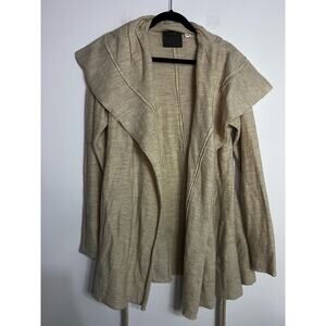 Anthropologie Guinevere 100% Wool Tie Cardigan Medium